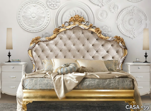 CHOPIN - Wooden bed with tufted headboard _ CASA +39