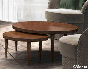 GIGLIO - Round wooden coffee table _ CASA +39