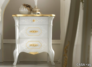 GIULIETTA - Wooden bedside table with drawers _ CASA +39