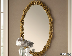 DIAMANTE - Oval framed wall-mounted mirror _ CASA +39