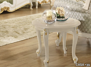 LA FENICE - Round wooden coffee table _ CASA +39