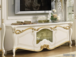 LA FENICE - Wooden TV cabinet with doors _ CASA +39