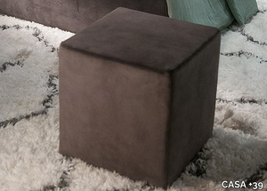 Square pouf - Upholstered square fabric pouf _ CASA +39