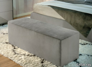 Rectangular pouf - Upholstered rectangular fabric pouf _ CASA +39