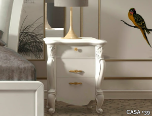 SMERALDO - Wooden bedside table with drawers _ CASA +39