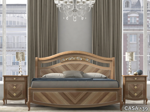 PRESTIGE 2 - Wooden double bed with high headboard _ CASA +39