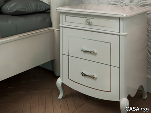 PRESTIGE 2 - Wooden bedside table with drawers _ CASA +39