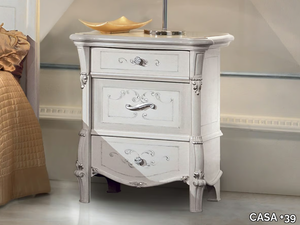 PRESTIGE - Wooden bedside table with drawers _ CASA +39