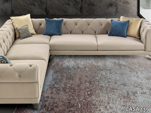 RUBINO - Corner tufted fabric sofa _ CASA +39