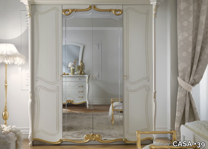 LA FENICE - Mirrored wooden wardrobe _ CASA +39