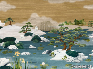 ADACHI - Landscape panoramic fabric wallpaper _ CASAMANCE