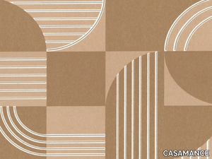 ANNÉES 30 - Geometric washable nonwoven wallpaper _ CASAMANCE