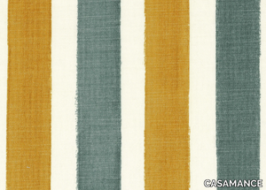 ATLANTIC - Striped washable linen and cotton fabric _ CASAMANCE