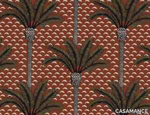 ATLAS - Washable nonwoven wallpaper with floral pattern _ CASAMANCE