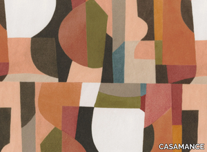 AVANT PREMIERE - Washable velvet fabric with graphic pattern _ CASAMANCE