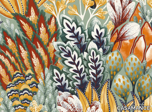 AVICENNIA - Washable wallpaper with floral pattern _ CASAMANCE