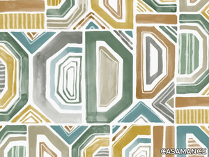 BOGOLAN - Geometric panoramic wallpaper _ CASAMANCE