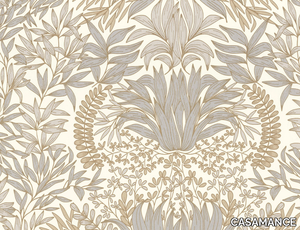 CHARDON - Washable wallpaper with floral pattern _ CASAMANCE