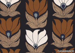 DAUPHINE - Washable wallpaper with floral pattern _ CASAMANCE