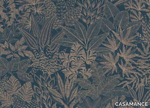 DOUM - Washable wallpaper with floral pattern _ CASAMANCE