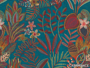 TERESHCHENKO - Embroidered fabric with floral pattern _ CASAMANCE