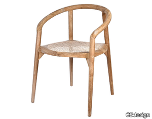 CAROLINE - Teak garden chair with armrests _ CBdesign