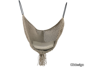 LOUISE - Synthetic fibre garden hanging chair _ CBdesign