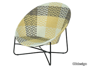 BRAZIL - Fabric armchair _ CBdesign