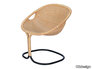 FLIP - Cantilever synthetic fibre garden chair _ CBdesign