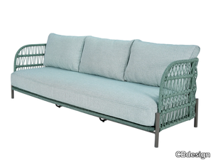 GINEVRA - 3 seater fabric garden sofa _ CBdesign