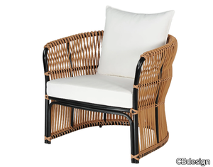 GRENADA XL - Synthetic fibre garden armchair _ CBdesign