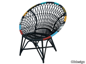 MERLYN - Garden synthetic fibre easy chair _ CBdesign