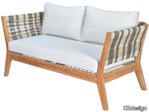 MILLY - 2 seater synthetic fibre garden sofa _ CBdesign