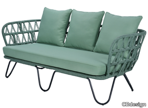 RIO - 3 seater synthetic fibre garden sofa _ CBdesign