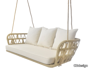 RIO - 2 Seater synthetic fibre garden hanging chair _ CBdesign