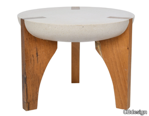 SPACE - Round fiber cement garden side table _ CBdesign