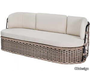 TROPEA - 3 seater Olefin fiber garden sofa _ CBdesign