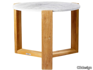 DELTA - Round marble coffee table _ CBdesign