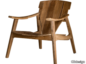 ADY - Teak garden armchair with armrests _ CBdesign