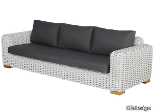 BUBBLE - 3 seater fabric garden sofa _ CBdesign