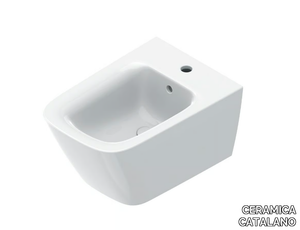 GREEN 50/55 - Wall-hung bidet with overflow _ CERAMICA CATALANO