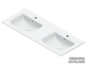 ITALY 125 - Double rectangular washbasin _ CERAMICA CATALANO