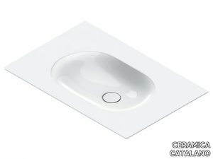 SFERA 75x50 - Rectangular washbasin _ CERAMICA CATALANO