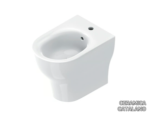 SFERA 52 - Back to wall Floor mounted bidet with overflow _ CERAMICA CATALANO