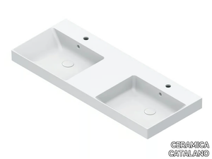 ZERO 125 - Double washbasin _ CERAMICA CATALANO