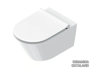 ZERO 50/55 - Wall-hung rimless toilet _ CERAMICA CATALANO