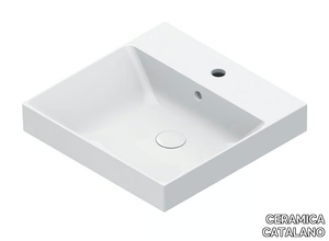 ZERO 50 - Square washbasin _ CERAMICA CATALANO