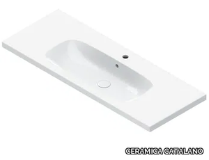 ALVEA 120 - Single rectangular washbasin _ CERAMICA CATALANO