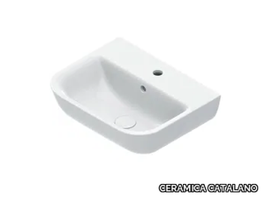 ITALY 50 - Rectangular washbasin with overflow _ CERAMICA CATALANO