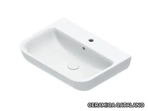 ITALY 65 - Rectangular washbasin with overflow _ CERAMICA CATALANO